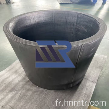 H 670 mm Cylindre en feutre en fibre de carbone